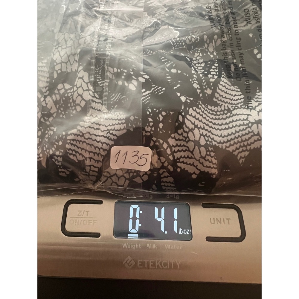 Ashley Stewart Silver Satin Halter Top Black Lace Panel Neck Tie 14W (1135) - Picture 14 of 14